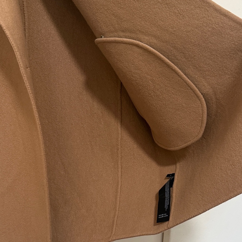 Theory Women's Tan Pea Coat Size S - Picture 6 of 6